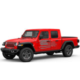 Jeep Gladiator JT 2019 2020 2021 2022 2023 Set of Side US flag Doors Sticker wrap design