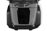 Topographic Sticker Decal For Jeep Wrangler  Hood Light 2007 2018 2020 2021 2023 2024 JK 4x4 JL