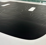Topographic Sticker Decal For Jeep Wrangler  Hood Light 2007 2018 2020 2021 2023 2024 JK 4x4 JL