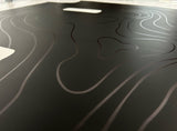 Topographic Sticker Decal For Jeep Wrangler  Hood Light 2007 2018 2020 2021 2023 2024 JK 4x4 JL