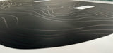 Topographic Sticker Decal For Jeep Wrangler  Hood Light 2007 2018 2020 2021 2023 2024 JK 4x4 JL