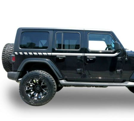 Stripes for Jeep Wrangler lift JK JL Rubicon limited Freedom Sport mirror Decal