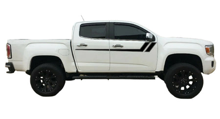 2x Decal Vinyl Sticker For GMC Canyon New Gen Fender 2014 - 2019 4x4 rims Hockey1
