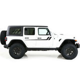 2x Side Stickers Graphics DoorS Mirror Strips for Jeep Wrangler JL 2019 2020