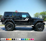 2x Side Stickers Graphics DoorS Mirror Strips for Jeep Wrangler JL 2019 2020