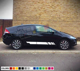 2x Sticker Decal Lower Sport Door Stripes for Honda Insight Headlight Light Kit