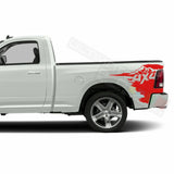 4x4 Decal Sticker Graphic Side Bed off road Stripes for Dodge Regular Cab 1500