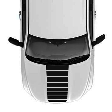 Sticker Kit Modern Hood Stripes Sport for Dodge Ram design Turbo 2014 - 2019