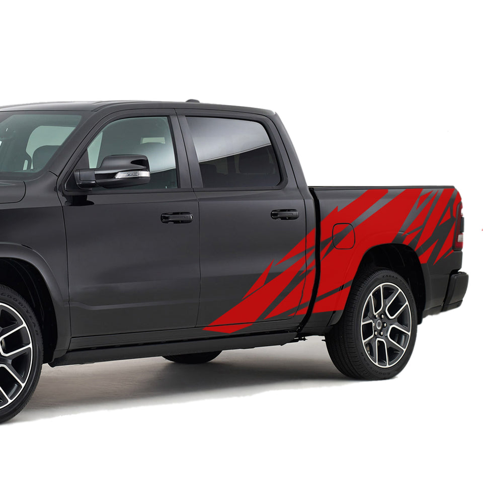 Decal Sticker Pattern Tailgate Graphic Bed for Dodge Ram Regular Cab 1500 2500 Crew C