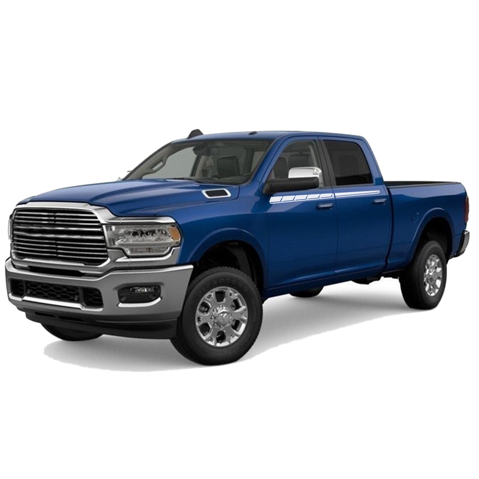 Side Doors Stripes Decal Sticker Sport for Dodge Ram Regular Cab SRT8 RT 2500