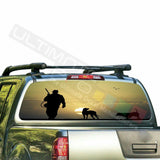 Army Designs Decals Window See Thru Stickers Perforated for Nissan Frontier 2018