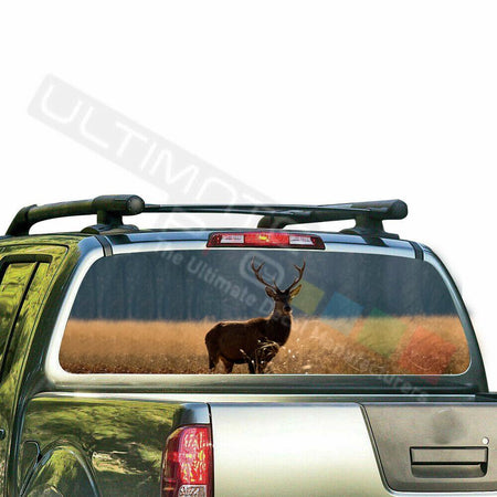 Camo Hunting Decals Window See Thru Stickers Perforated for Nissan Frontier 2018