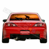 Camo Hunting Decals Window See Thru Stickers Perforated for Nissan Silvia 2018