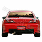Camo Hunting Decals Window See Thru Stickers Perforated for Nissan Silvia 2018
