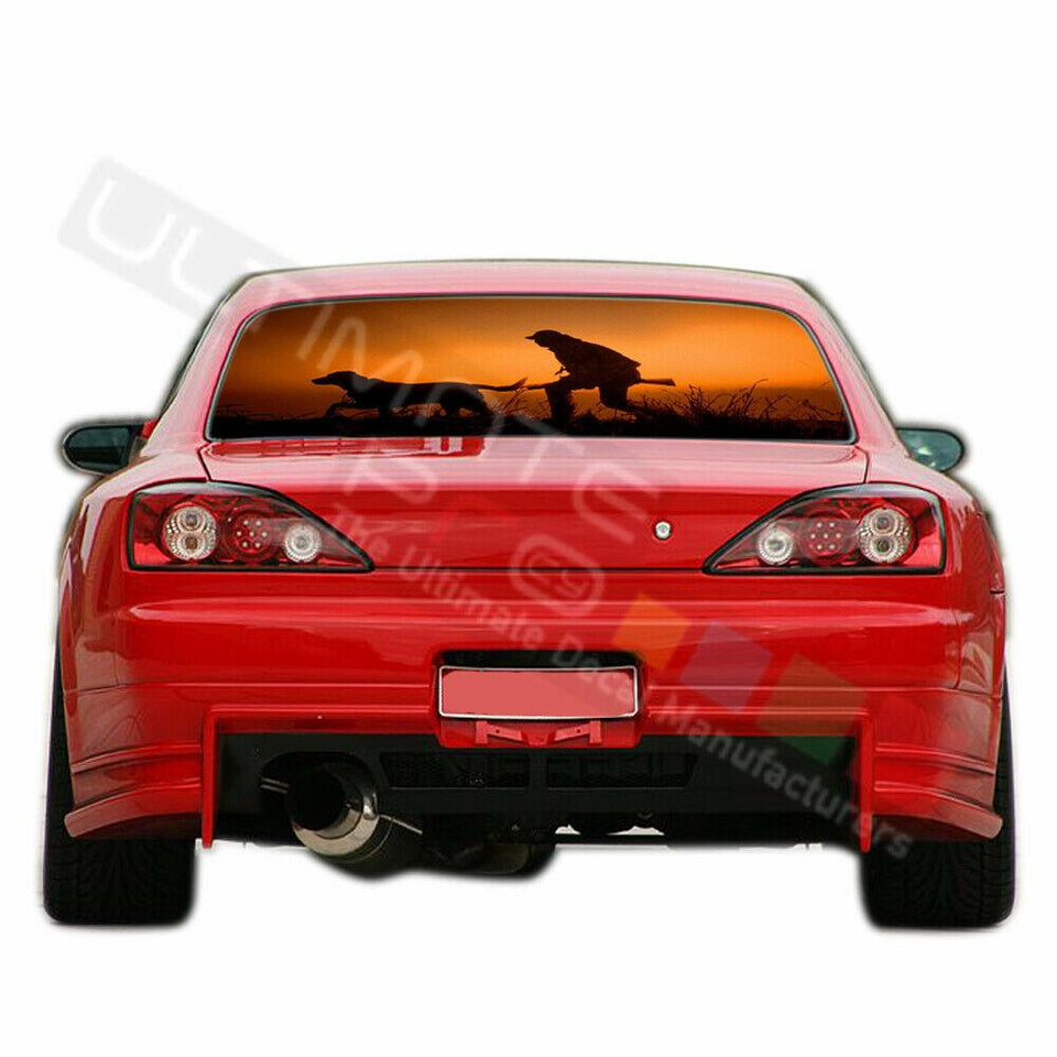 Camo Hunting Decals Window See Thru Stickers Perforated for Nissan Silvia 2018