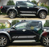Decal Sticker Stripe Body Kit For Mitsubishi L200 Barbarian Warrior Visor Grille