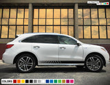 Decal sticker Stripe kit for Acura Honda MDX LED Xenon chrome Headlight Skirts