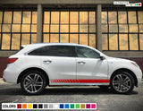 Decal sticker Stripe kit for Acura Honda MDX LED Xenon chrome Headlight Skirts