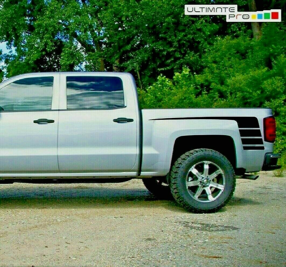 Decal Sticker Stripe Set for Chevrolet Silverado Z71 Off-Road Lift Kit Bed 2012