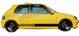 Decal sticker Stripes kit For PEUGEOT 106 body lowering tune race Rallye 1.6 GTI