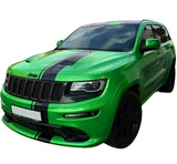 Decal Stripe full kit for Jeep Grand Cherokee Hood Bonnet Chrome 2012 2013 2015 2017 2020 2024