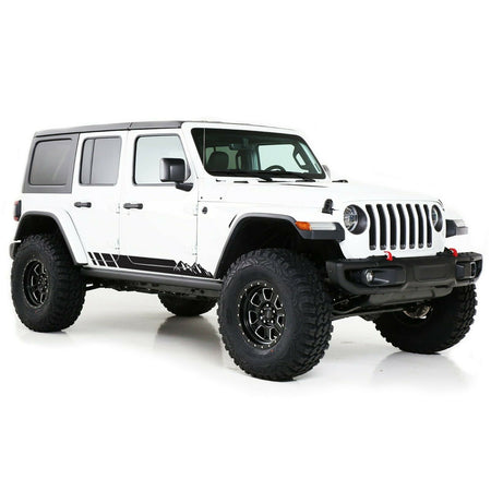 Decal Vinyl Side Doors Graphic Rocker Stripes For Jeep Wrangler JL 2018 2019 2020 2021 2022 2023 2024
