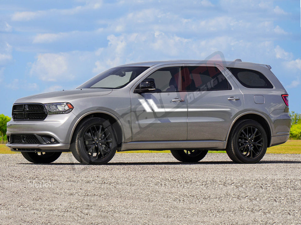 Hokey style Stripes Decal Kit for Dodge Durango rear fender 2007 2011 2020 2022 2023Sport mirror sxt RT wide body