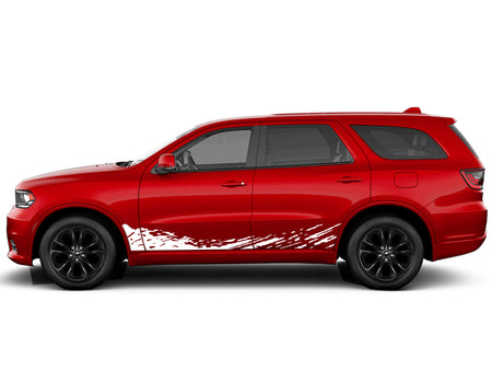 Mud Splash Stripe for Dodge Durango Decal Finish Sticker Side Door Graphics Vinyl Design