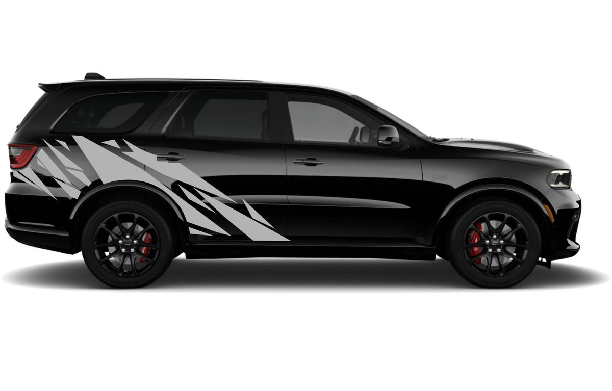 Wrap Geometric shape Graphics for Dodge Durango rear fender door Desig