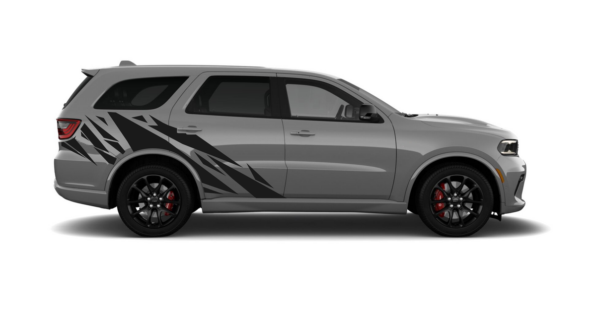 Wrap Geometric shape Graphics for Dodge Durango rear fender door Desig