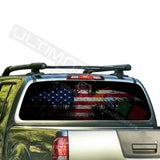 Eagles Designs Decals Window See Thru Stickers Perforated for Nissan Frontier