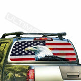 Eagles Designs Decals Window See Thru Stickers Perforated for Nissan Frontier
