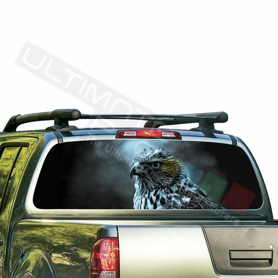 Eagles Designs Decals Window See Thru Stickers Perforated for Nissan Frontier