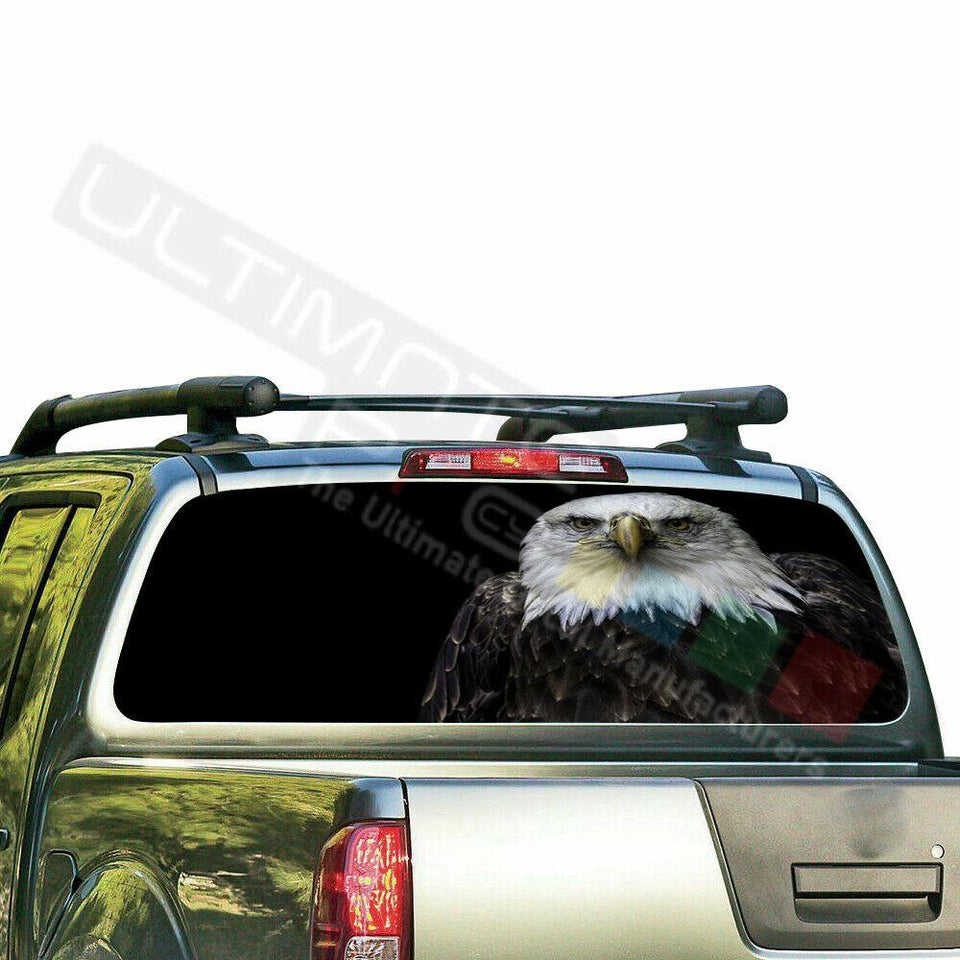 Eagles Designs Decals Window See Thru Stickers Perforated for Nissan Frontier