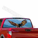 Eagles Designs Window See Thru Stickers Perforated for Nissan Titan 2017 2018