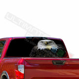 Eagles Designs Window See Thru Stickers Perforated for Nissan Titan 2017 2018