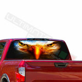 Eagles Designs Window See Thru Stickers Perforated for Nissan Titan 2017 2018