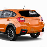Eagles Designs Window See Thru Stickers Perforated for Subaru Crosstrek 2017