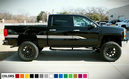 Edge Decal Stripes kit For Chevrolet Silverado 1500 Z71 Lift 2007 2008 2009 2010