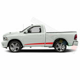 Lower Doors Edge Stripes Sport Wrap Decal Sticker for Dodge Ram Regular Cab 2500