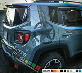 Military star graphic For Jeep Renegade Latitude Trailhawk 2015 2016 2017 2018 2019 2020 2021 2022