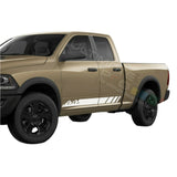 Mountains Graphic Side Doors Stripes Decal Sticker for Dodge Ram Quad Cab 3500
