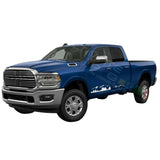 Mountains Side Doors Stripes Wrap Decal Sticker for Dodge Ram Crew Cab 2500 str8