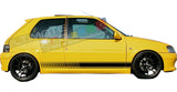 Decal Sticker Stripes Kit For PEUGEOT 106 Rallye GTI Spoiler Carbon Racing Body