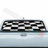 Playing Cards Rear Window See Thru Stickers Perforated for Honda Ridgeline 2019