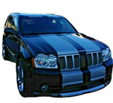 Rocket Rally Decal Stripe for Jeep Grand Cherokee Trim grill 1995 1996 1997 1998 2000 2001 2002 2005 2006 2008