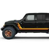 Shred Sticker side Door Decal Vinyl Stripe for Jeep Wrangler JL 2020 Retro stile