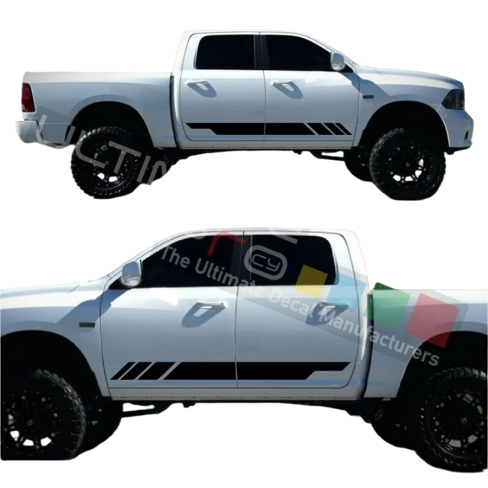 Side Stripe Bar Decal Sticker for Dodge Ram Door 2000 2001 2002 2003 2004 2005