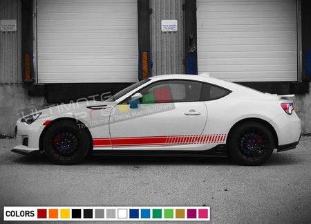 Side Stripe Decal Sticker Kit for Subaru BRZ 2015 2016 2017 2018 2019 2020