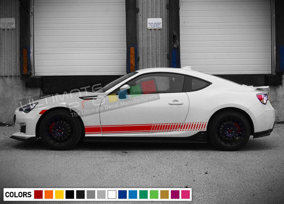 Side Stripe Decal Sticker Kit for Subaru BRZ 2015 2016 2017 2018 2019 2020
